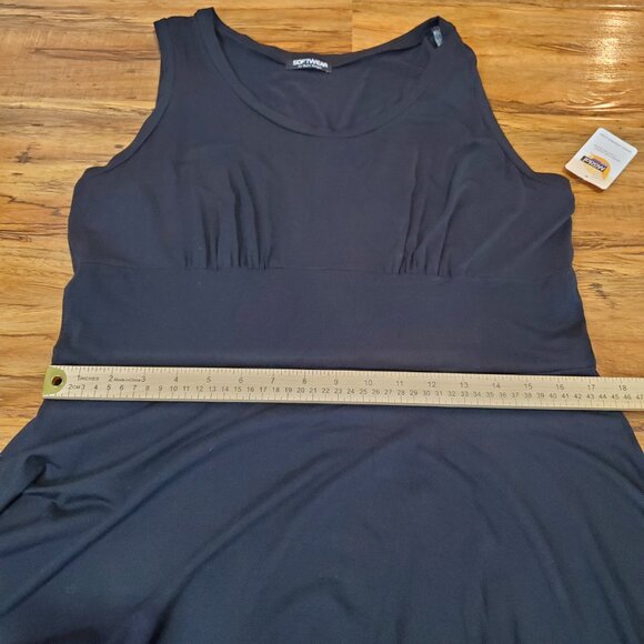 NWT Softwear By Mark Singer Asymmetric Flowy Dress Sleeveless Midi Tank Dress - Picture 7 of 11